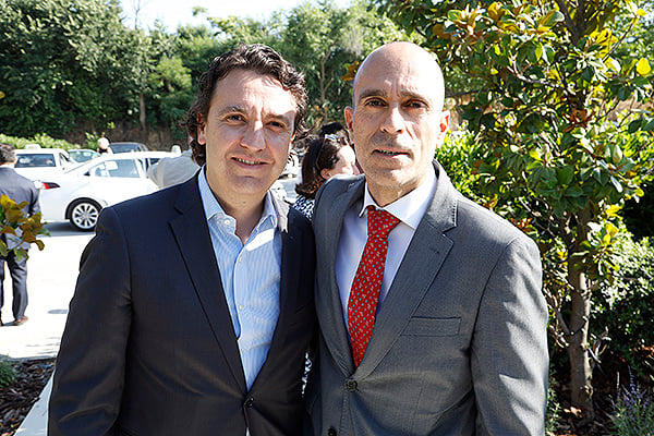 Pablo Crespo, secretario general de Fenin; y Ricardo López.