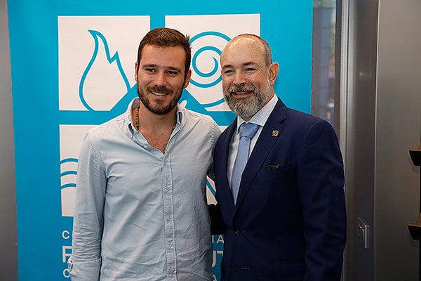 Álvaro Navas, director de Fisioterapeutas del CUMET y HM Hospitales; y Pablo Herrera.