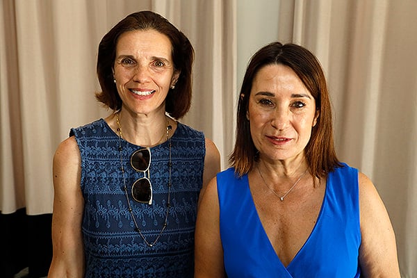 Gema Cancela, directora médica de Asisa y Amelia Aguilar, directora general de Asisa.