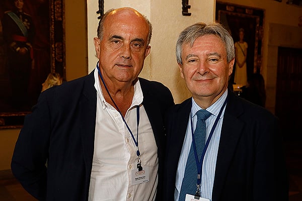 Antonio Zapatero, jefe de Servicio del Hospital Universitario de Fuenlabrada; y Rubén Moreno, xportavoz del PP de la Comisión de Sanidad en el Congreso de los Diputados.