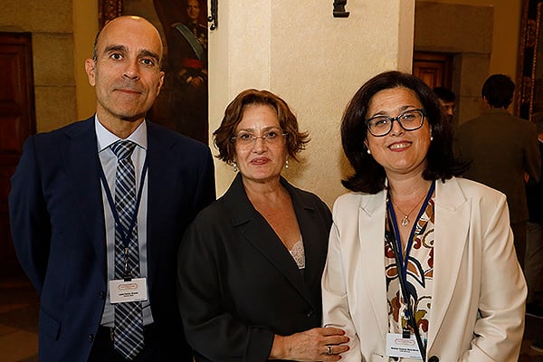 Ricardo López, Dora Job y Nieves Martínez.