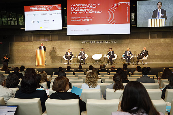 Inauguración de la XVI Conferencia Anual de las Plataformas Tecnológicas de Investigación Biomédica.