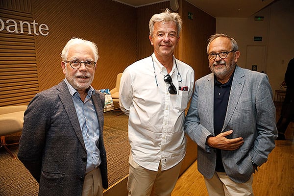 Jesús María Fernández, CEO de Hiris; Luis Javier Bonilla, director general de CGM; y Javier Colas.