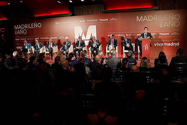 Aspecto de la sala durante el premio 'Madrileño del Año'.