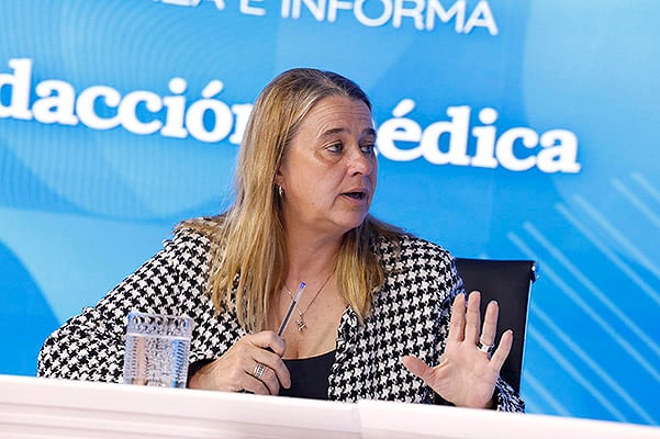 Natividad Calvente, directora de Relaciones Institucionales de Novartis.