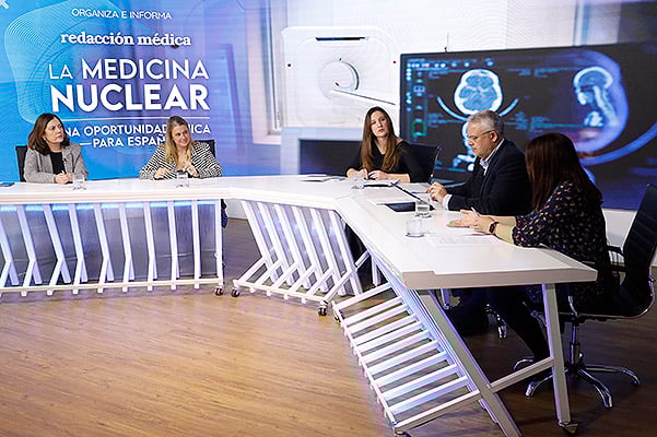 En la conversación se ha abordado la situación de la Medicina Nuclear en España, poniendo el foco en los profesionales, la infraestructura y la investigación.