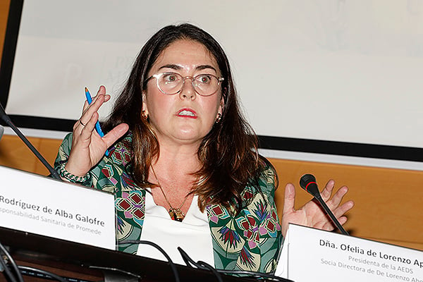 Ofelia De Lorenzo, socia directora del Área de Jurídico-Contenciosa de De Lorenzo Abogados, y presidenta de AEDS.