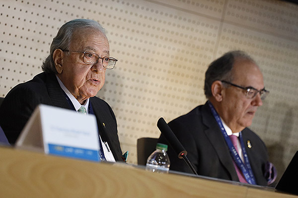 Diego Murillo, presidente de AMA; y Luis Campos, vicesecretario de AMA.