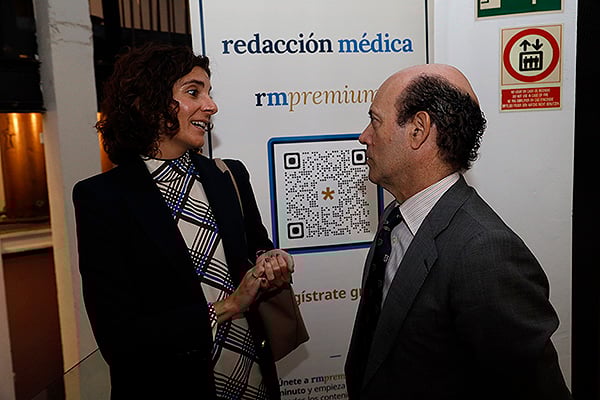 Cristina Agranda, directora general de Salud Publica de Zamora; y Jesús García.