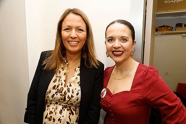 Lubna Dane y Sandra Gaspar, coordinadora de Formación de Sedisa.