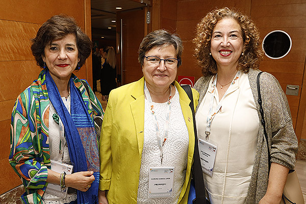 Olga García Vallejo, médica de Familia de Madrid; Aurora García, secretaria de Semergen; Ana cabrerizo, vicepresidenta Semergen Andalucía.
