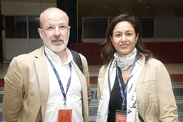 Juan Sieiro, delegado de Oximesa Nipon Gases; y Carolina Arroyo, directora de Acceso de Oximesa Nipon Gases.