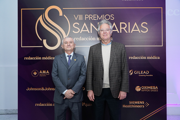 Tomás Merina y Daniel Bernabéu, presidente de Amyts.