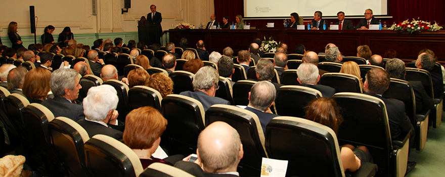 El auditorio, durante la entrega de premios. 