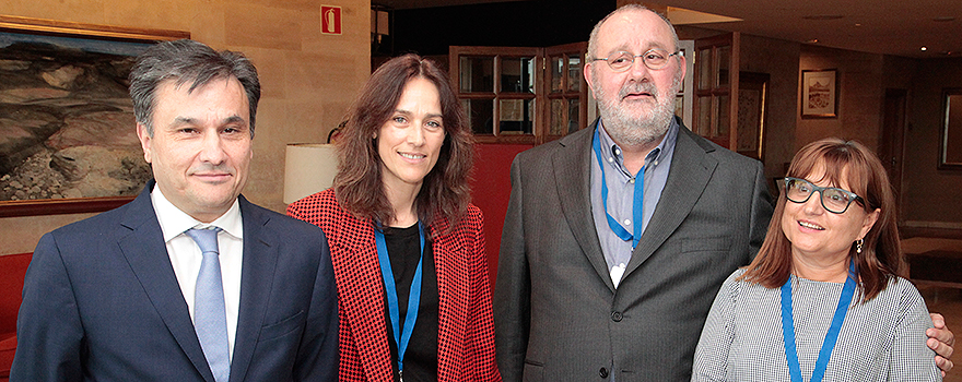 José Luis López, jefe de Servicio de Coordinación de Servicios del Sergas; María Dolores Lorenzo, jefa de Servicio de Aprovisionamiento del Sergas; Alberto Blas, subdirector de Compras y Servicios del Sergas; Inmaculada López, jefa de Servicio de Contratación del Sergas.