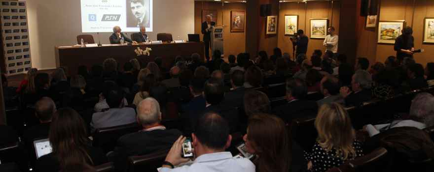 Aspecto de la sala durante la entrega de los premios.