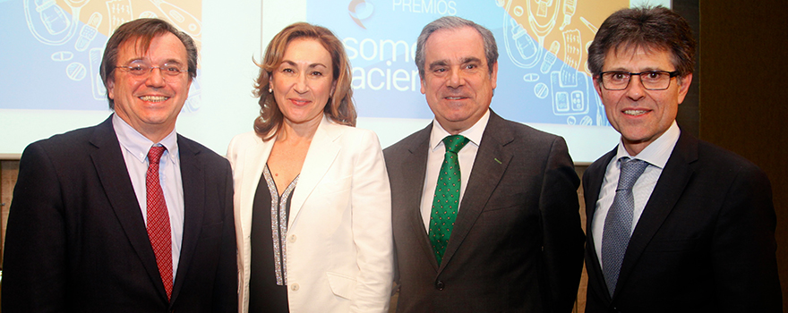 Jesús Acebillo, María Martín Díez de Baldeón, Jesús Aguilar y Humberto Arnés.