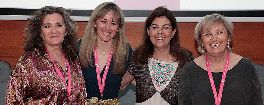 María Soledad Ochandorena; Carmen Jiménez; Juana Mateos; María Jesús Alcázar.