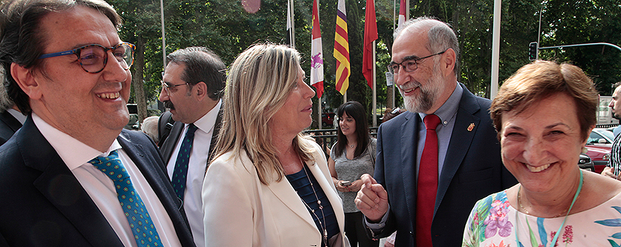 José María Vergeles, Patricia Gómez, Fernando Domínguez y María Luisa Real. 