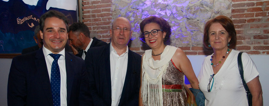 Luis Tobajas, director general de Planificación e Infraestructuras del Servicio Extremeño de Salud; José Félix Herrera, jefe de Comunicación de la Consejería de Sanidad de Extremadura; Soledad Díaz, jefa de Gabinete de la Consejería de Sanidad de Extremadura; y Blanca Pérez, coordinadora general del SES.