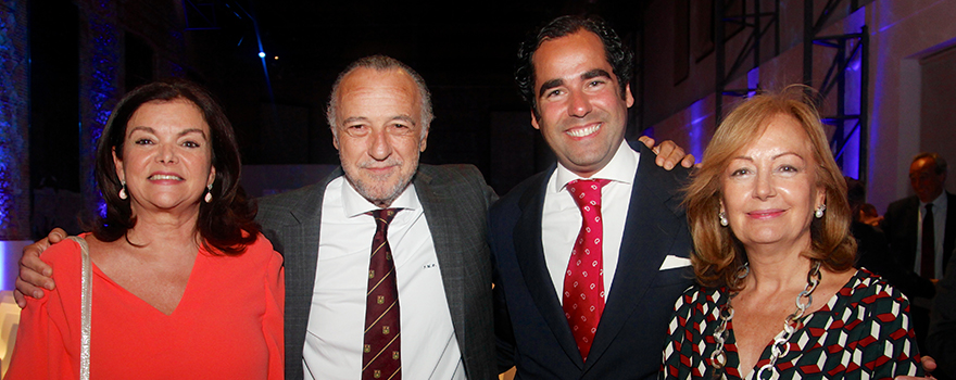 Carmen Peña; José María Pino; Antonio Sánchez Díaz, director general de Muface, y Soledad Álvarez de Miranda, secretaria general de Isfas. 