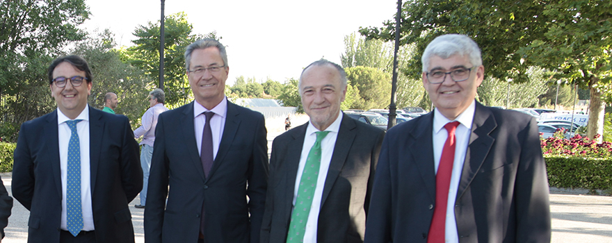 José María Vergeles, Ricardo Campos, José María Pino y Justo Herrera. 