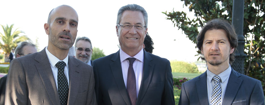 Ricardo López, Ricardo Campos y Óscar López.