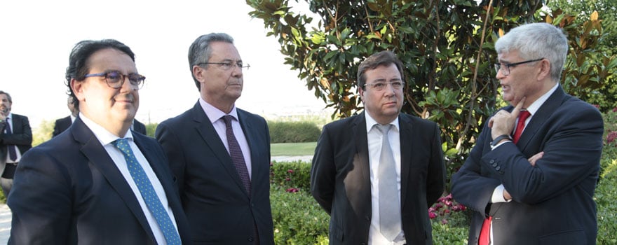 José María Vergeles, Ricardo Campos, Guillermo Fernández Vara y Justo Herrera.