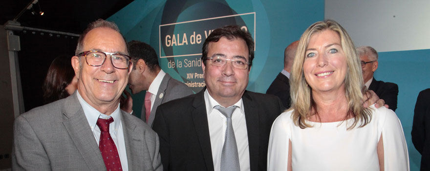 Juli Fuster, Guillermo Fernández Vara y Patricia Gómez.