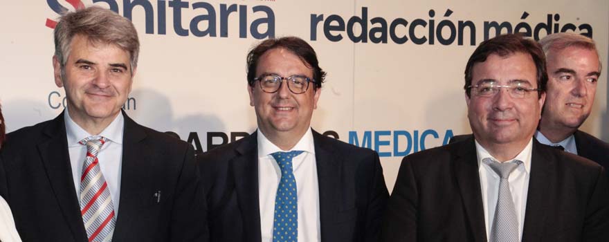 Ceciliano Franco, José María Vergeles y Guillermo Fernández Vara.