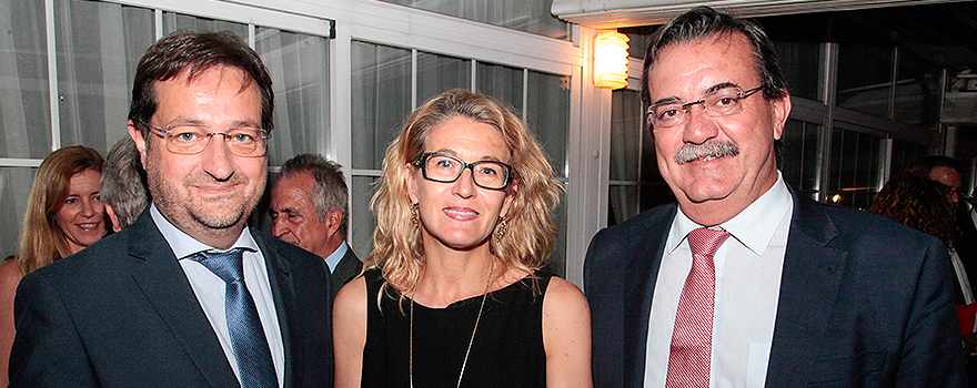 Fernando Prados, viceconsejero de Sanidad de la Comunidad de Madrid; Pilar Casado, y Manuel Molina, exviceconsejero de Sanidad de la Comunidad de Madrid.