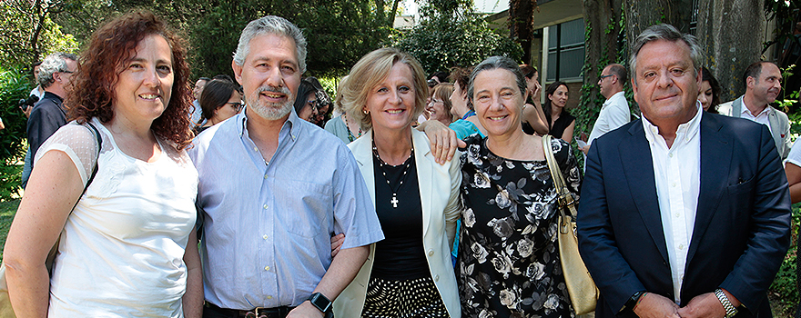 Mª Jesús Rodríguez Nieto; Carlos Linés; Piedad Navarro, directora de Relaciones Institucionales de Air Liquide Healthcare; Paqui Lourdes Márquez, jefe del Servicio de Neumología del Hospital Infanta Cristina de Badajoz; y Julio Ancochea.