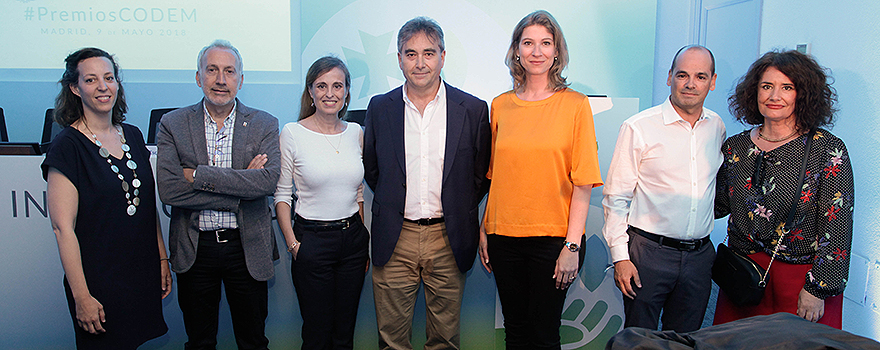 Mar Rocha, secretaria adjunta a Acción Sindical del Sindicato de Enfermería (Satse); Rafael Reig, secretario general de Acción Sindical de Satse; María José García Lumbreras, secretaria general técnica de Satse; Manuel Cascos, secretario general de Satse; Laura Villaseñor, secretaria de organización de Satse Madrid; Eduardo Fernández, secretario adjunto de Satse y María Labrador, secretaria adjunta de Satse.