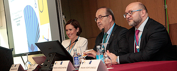 Carina Esobar, Antonio Fernández Pro y Francisco Jose Sáez Martínez durante el acto.