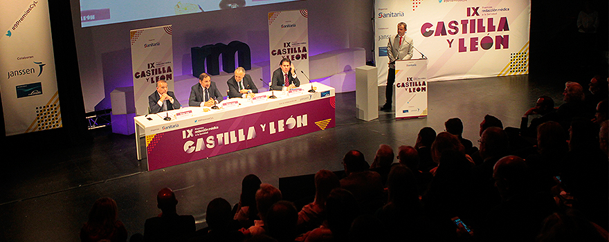 Aspecto de la sala durante la celebración de los IX Premios Redacción Médica a la Sanidad de Castilla y León.