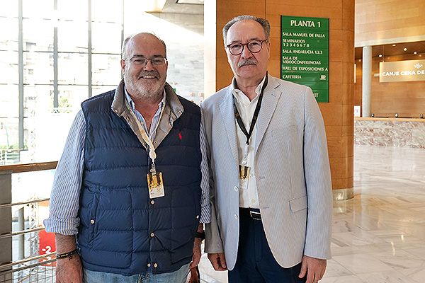 José Ignacio de Granda, médico adjunto del Hospital 12 de Octubre y Carlos Jiménez-Ruiz, expresidente de Separ.