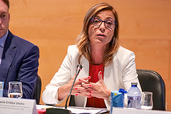 Lucía Cristea, magistrada suplente de la Sección Penal de la Audiencia Provincial Baleadres.