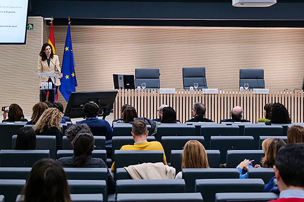 Un instante durante la jornada.