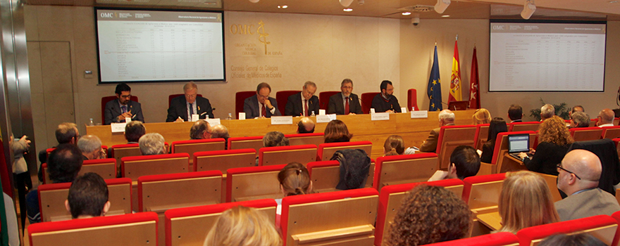 Vista general de la sala de presentación de los resultados sobre agresiones