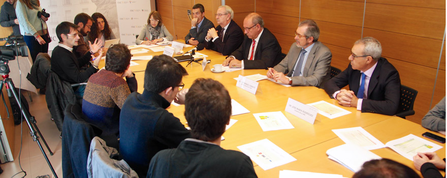 Vista general de la sala donde la OMC ha presentado su convención