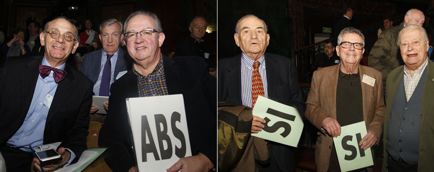 Los facultaticos Alfredo Rivas, Carlos Amaya y Julio Vadillo. En la segunda imagen, Palomino Fernández, Ángel Oso y Juan G. Utrilla.