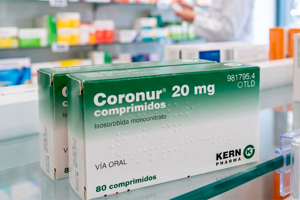 Coronur es un medicamento usado en tratamiento y prevención de la angina de pecho