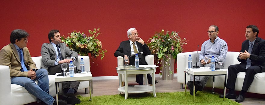 Un momento durante el debate: “Retos en la asistencia y formación en cardiorresonancia, el papel del radiólogo y el cardiólogo”