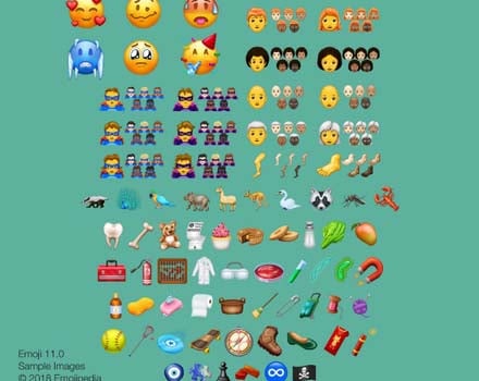 Lista completa de los nuevos Emojis para 2018