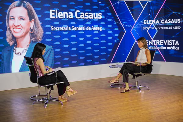 A Elena Casaus le gustaría que su paso en Aeseg se recordara como una etapa en la que se construyó mucho diálogo