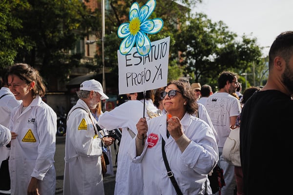 Los médicos reivindican su propio estatuto marco.