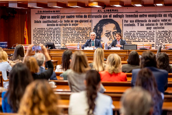 Un instante durante la jornada.