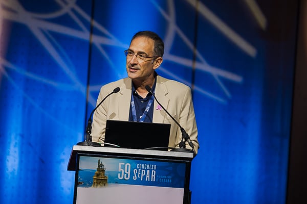 David de la Rosa, presidente de Sociedad Española de Neumología y Cirugía Torácica.