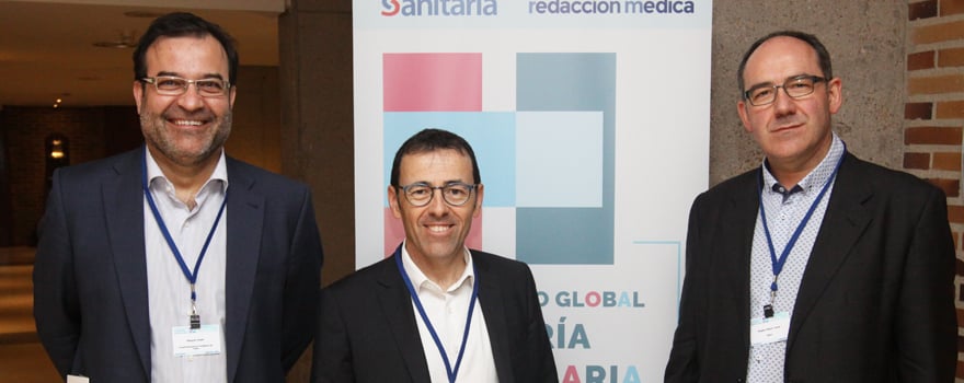Ángel Benayas, director de Desarrollo de APR; Óscar Polo, director comercial de Agenor; y Javier Delgado, director de Explotación de Agenor, 