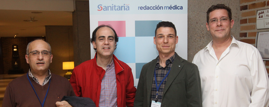 Andrés Fernández, ingeniero del Hospital de Segovia; William Santos, jefe de Servicio de Mantenimiento del Complejo Asistencial de Segovia; Carmelo de la Higuera, jefe de Mantenimiento del Hospital Santos Reyes; José Carlos Cardillo, ingeniero del Hospital Río Hortega de Valladolid.